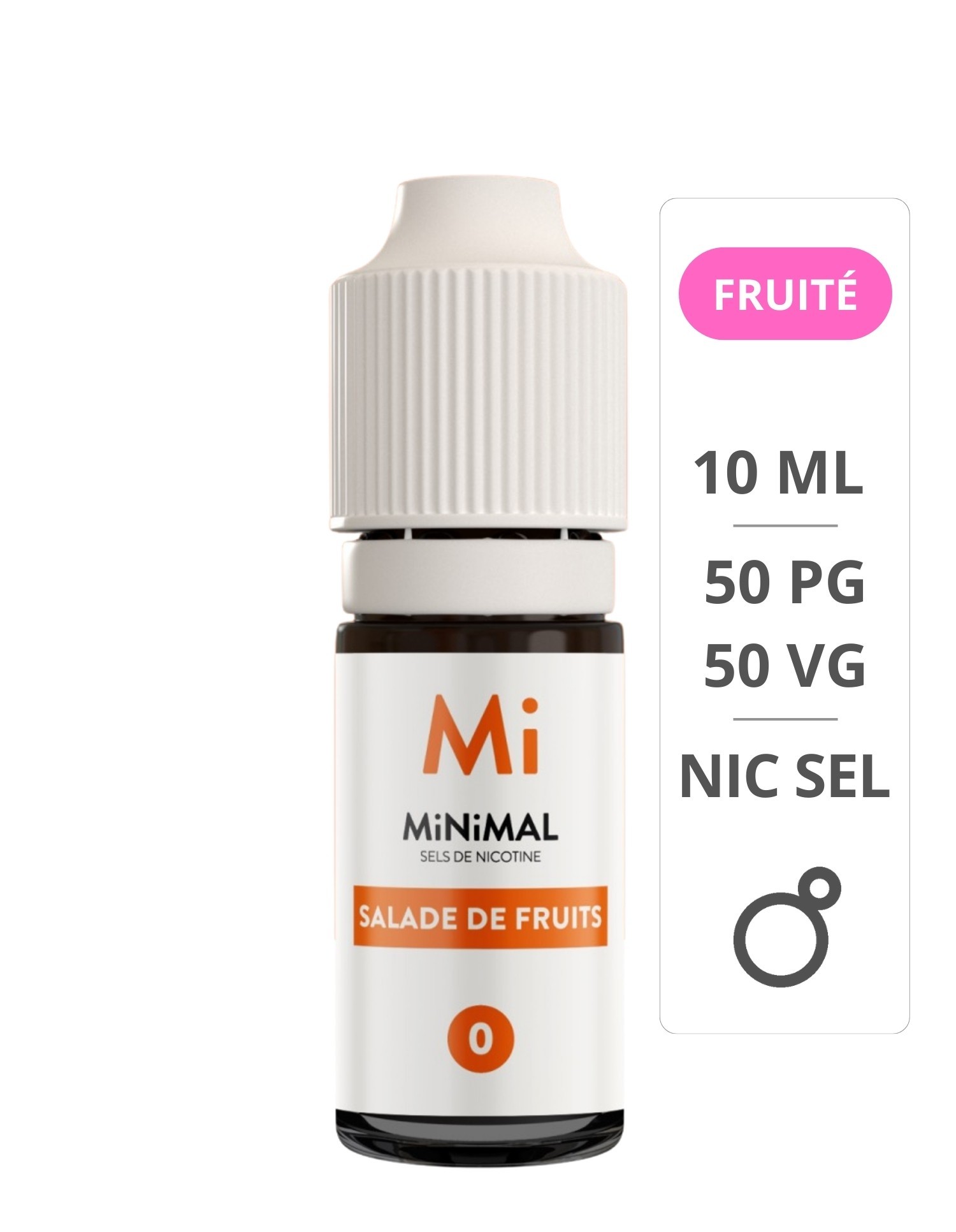 E-Liquide Salade De Fruits 10 ml Sel de nicotine - Minimal - The Fuu Fuu - 1