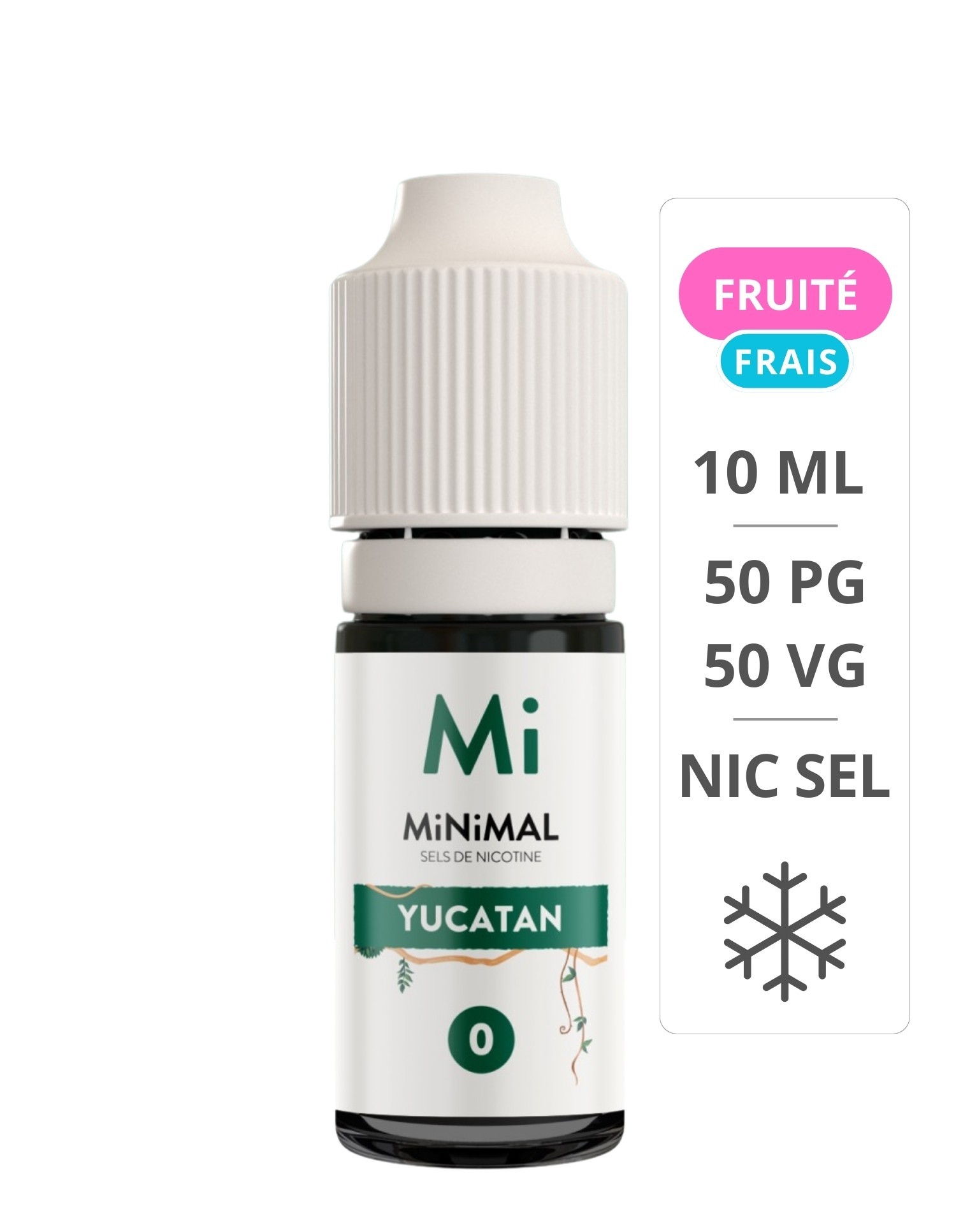 E-Liquide Yukatan 10 ml Sel de nicotine - Minimal - The Fuu Fuu - 1