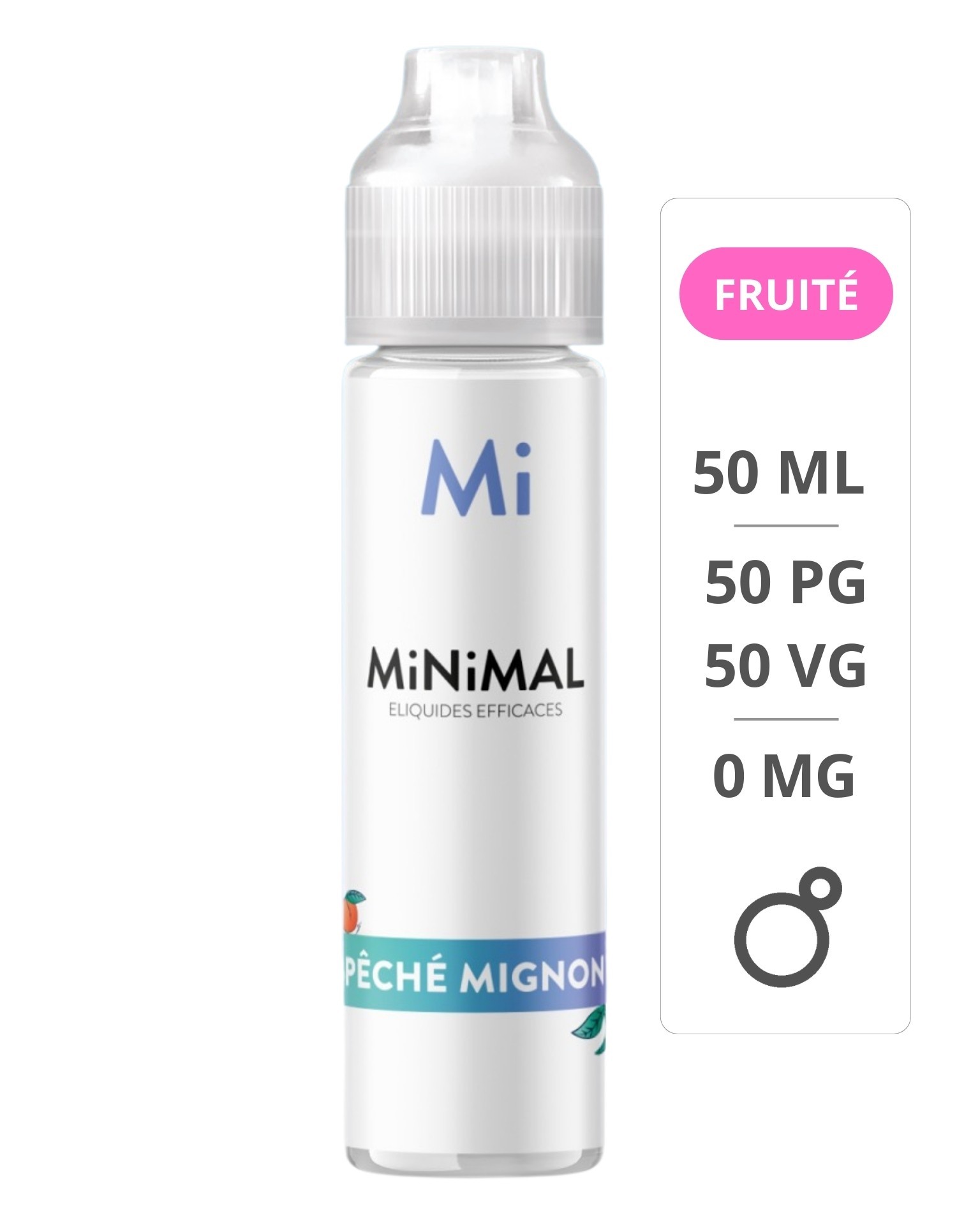 E-Liquide Pêché Mignon 50 ml - Minimal - The Fuu Fuu - 1