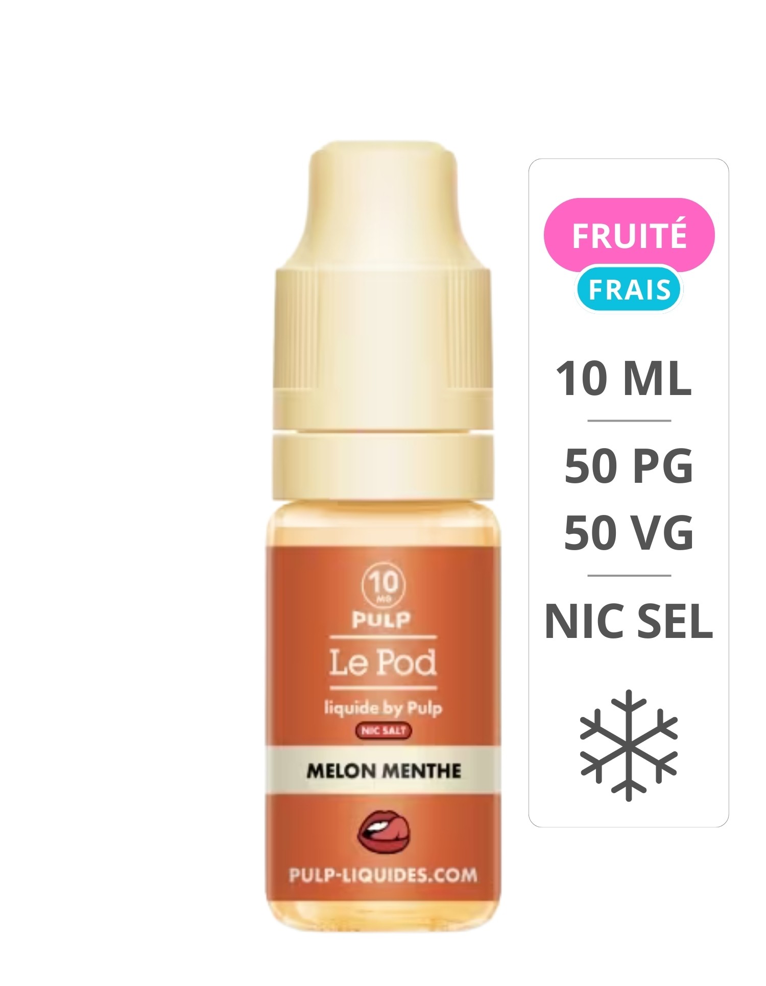 Melon Menthe Sels De Nicotine 10ml -...