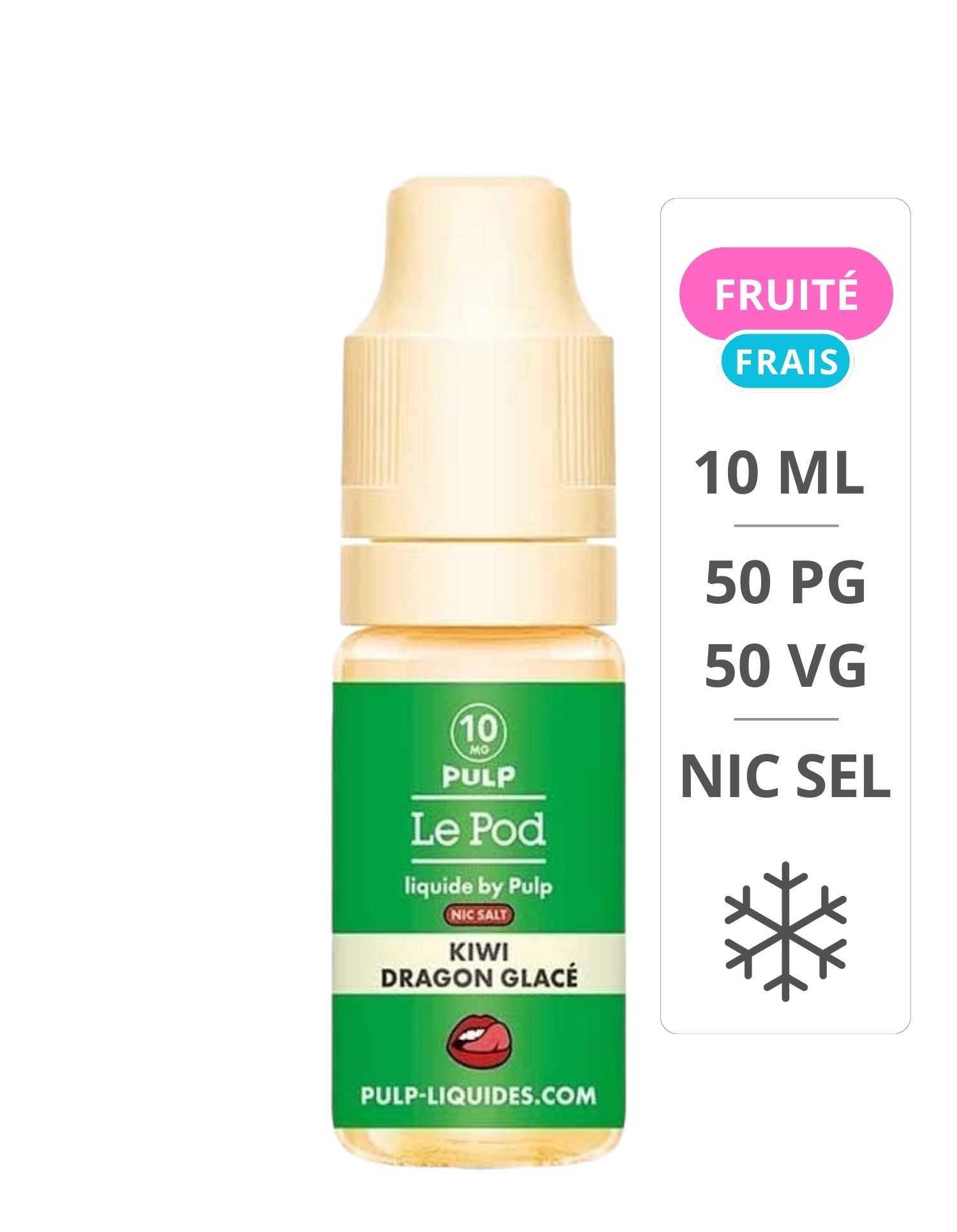 Kiwi Dragon Glacé Sels De Nicotine...