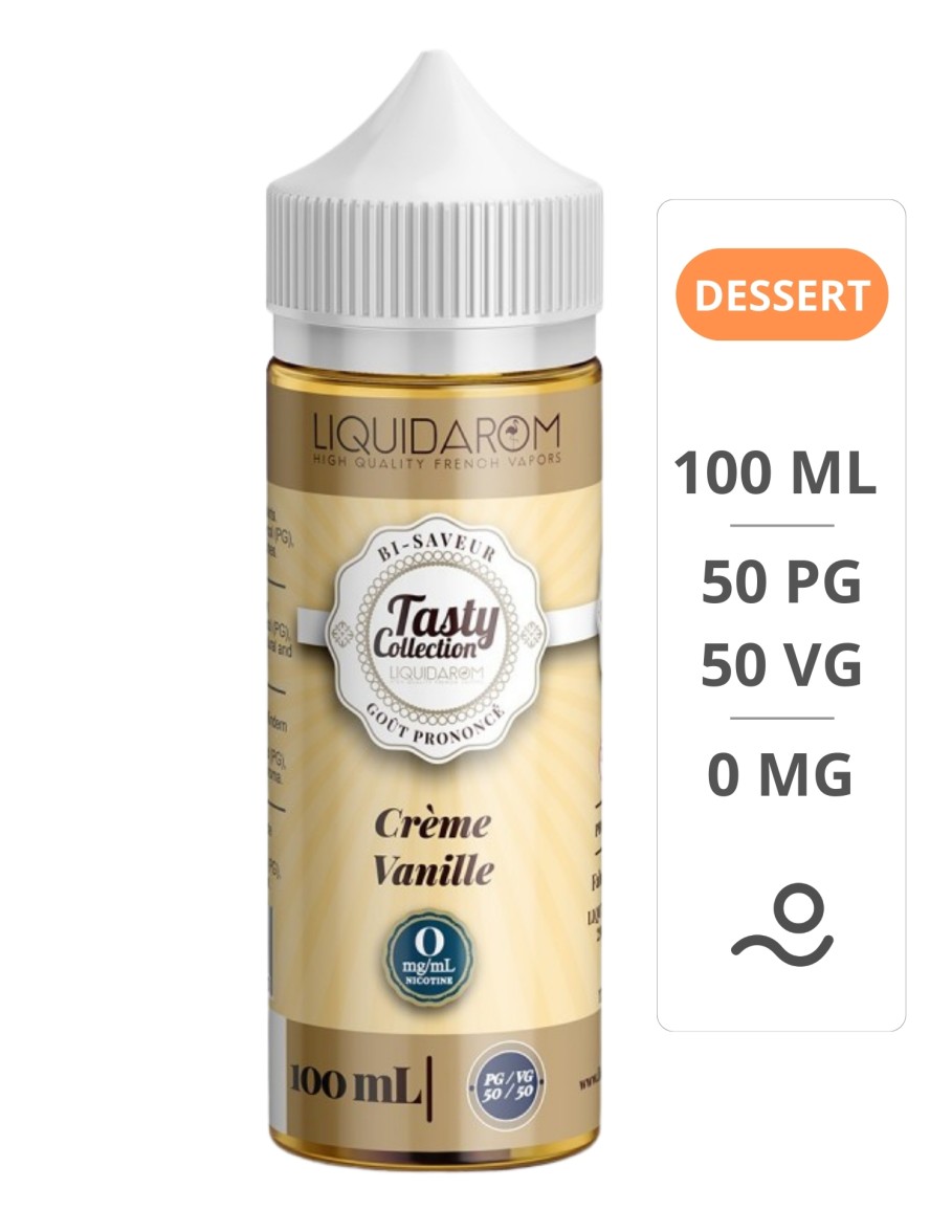 E-liquide Crème Vanille 100...