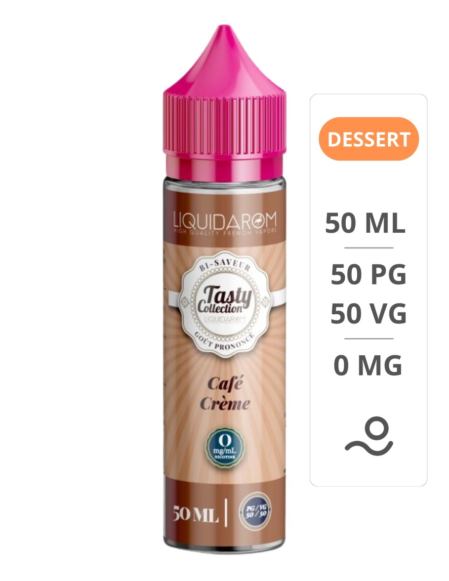 E-liquide Café Crème 50 ml...