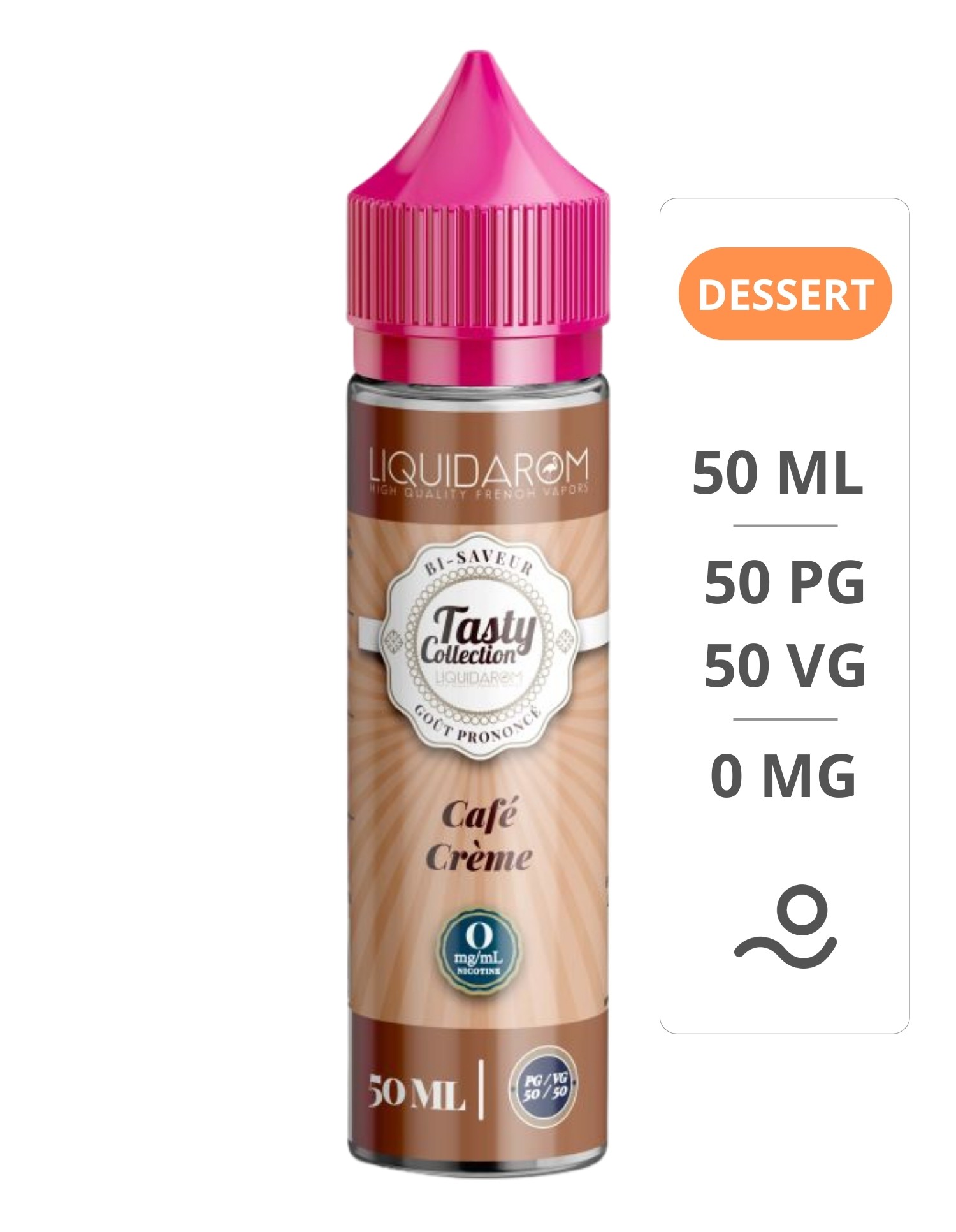E-liquide Café Crème 50 ml Tasty -...
