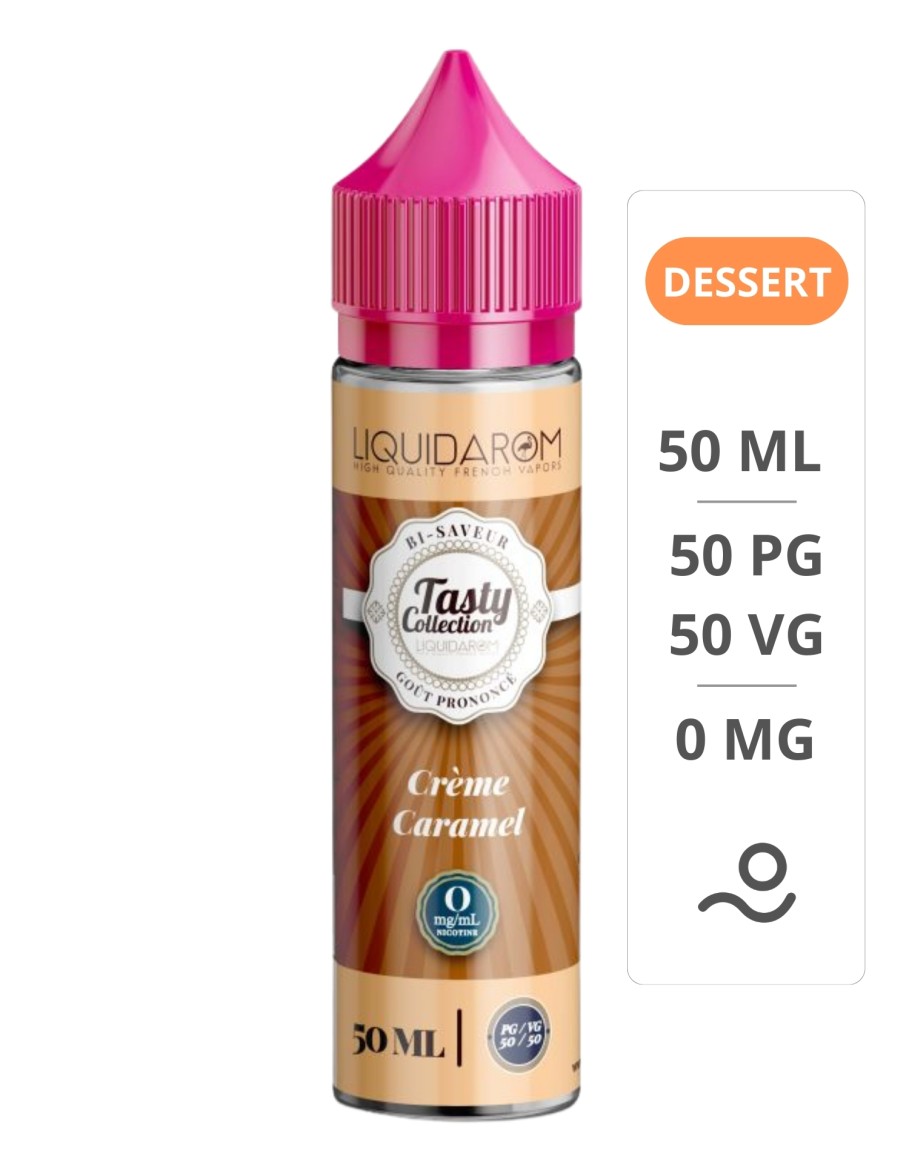 E-liquide Crème Caramel 50...
