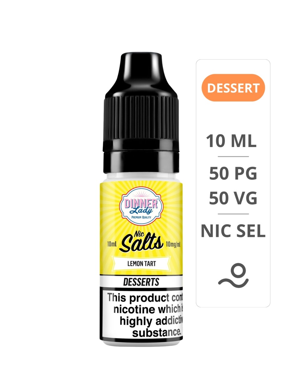 E-Liquide Lemon Tart Sels de nicotine 10ml - Dinner Lady Dinner Lady - 1
