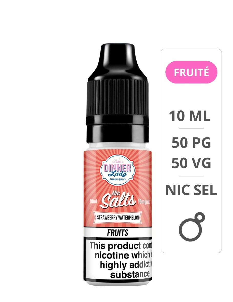 Strawberry Watermelon Sels de Nicotine 10ml - Dinner Lady Dinner Lady - 1