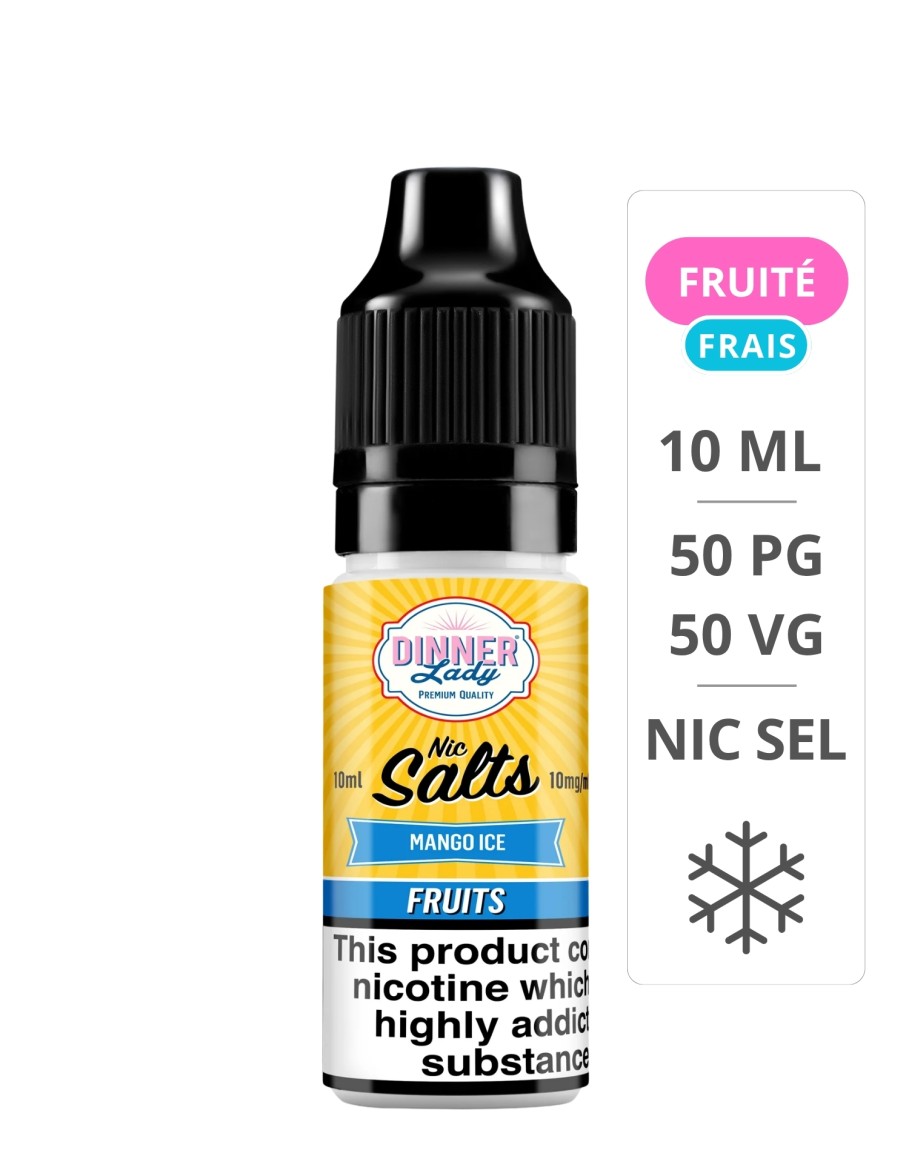 Mango Ice Sels de Nicotine 10ml - Dinner Lady Dinner Lady - 1