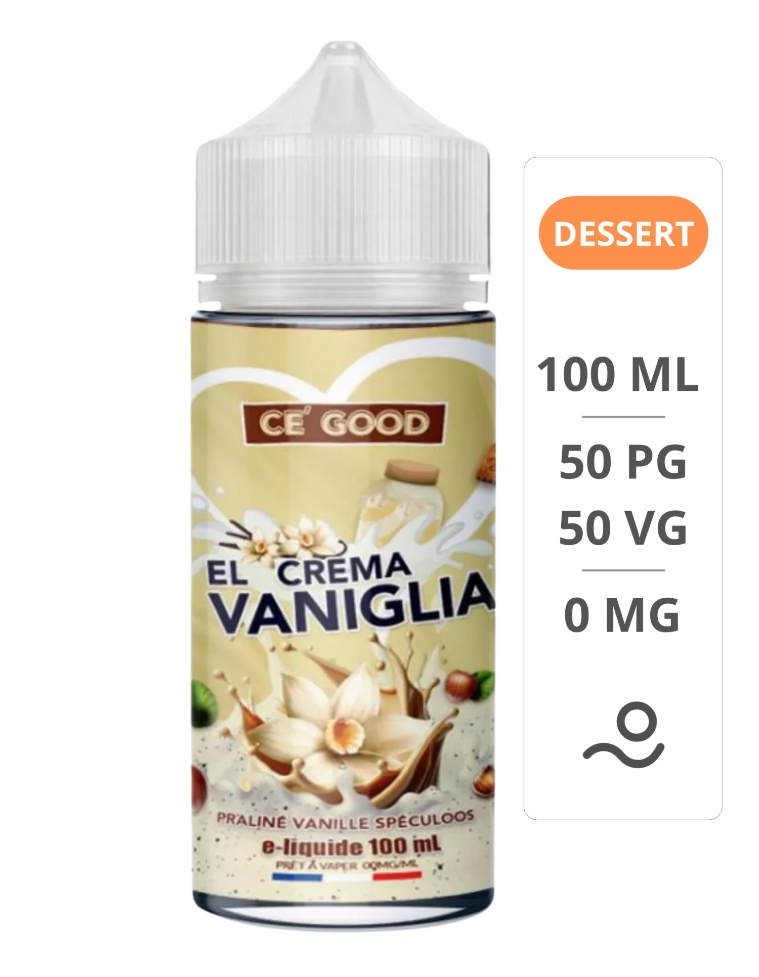 El Crema Vaniglia 100 ml - Ce'Good Vap Connection Vap Connection - 1