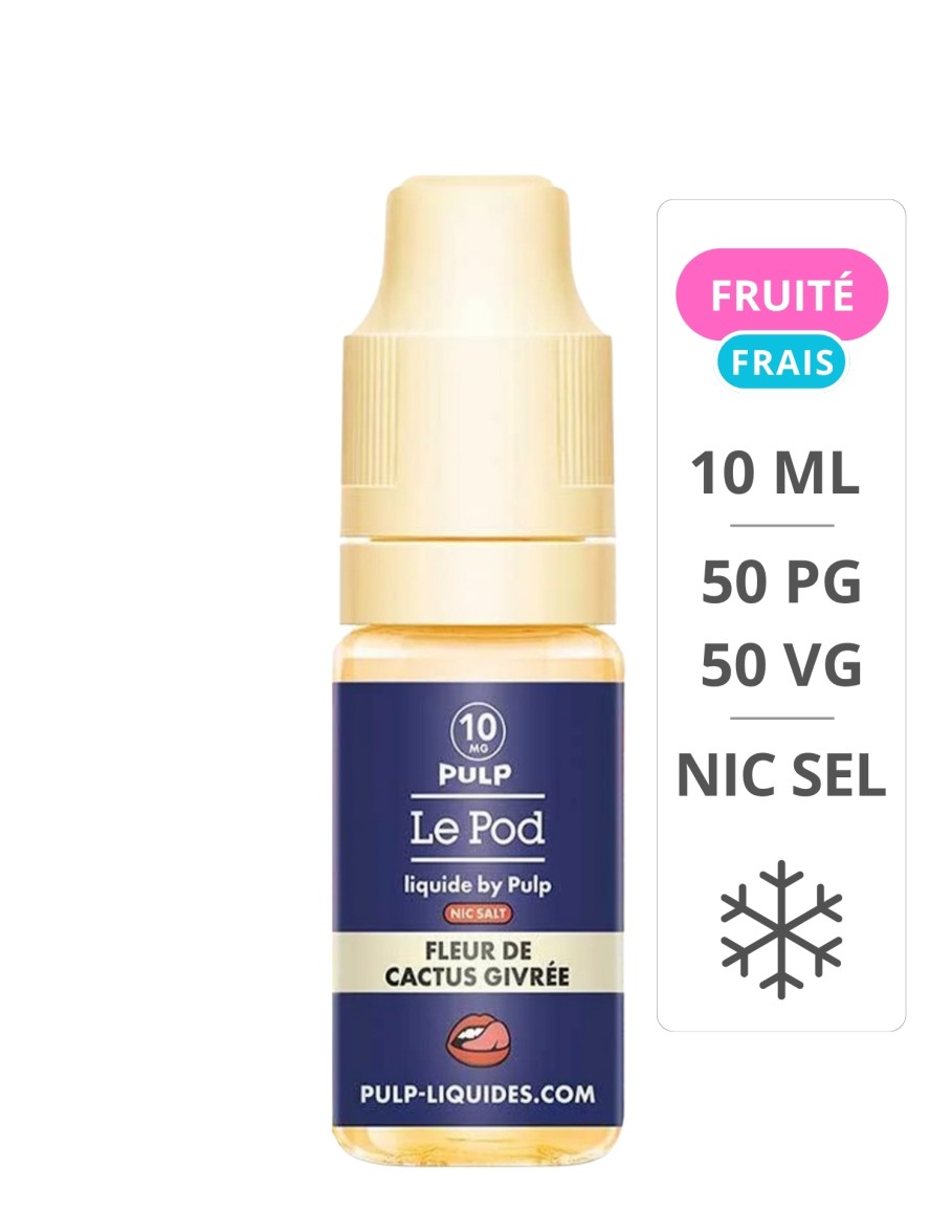 Fleur De Cactus Givré Sel De Nicotine 10ml - Le Pod - Pulp Pulp - 1