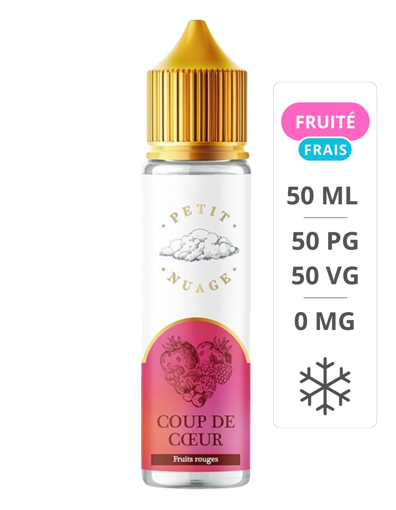 E-liquide Coup de Coeur 50 ml - Petit Nuage Petit Nuage - 1