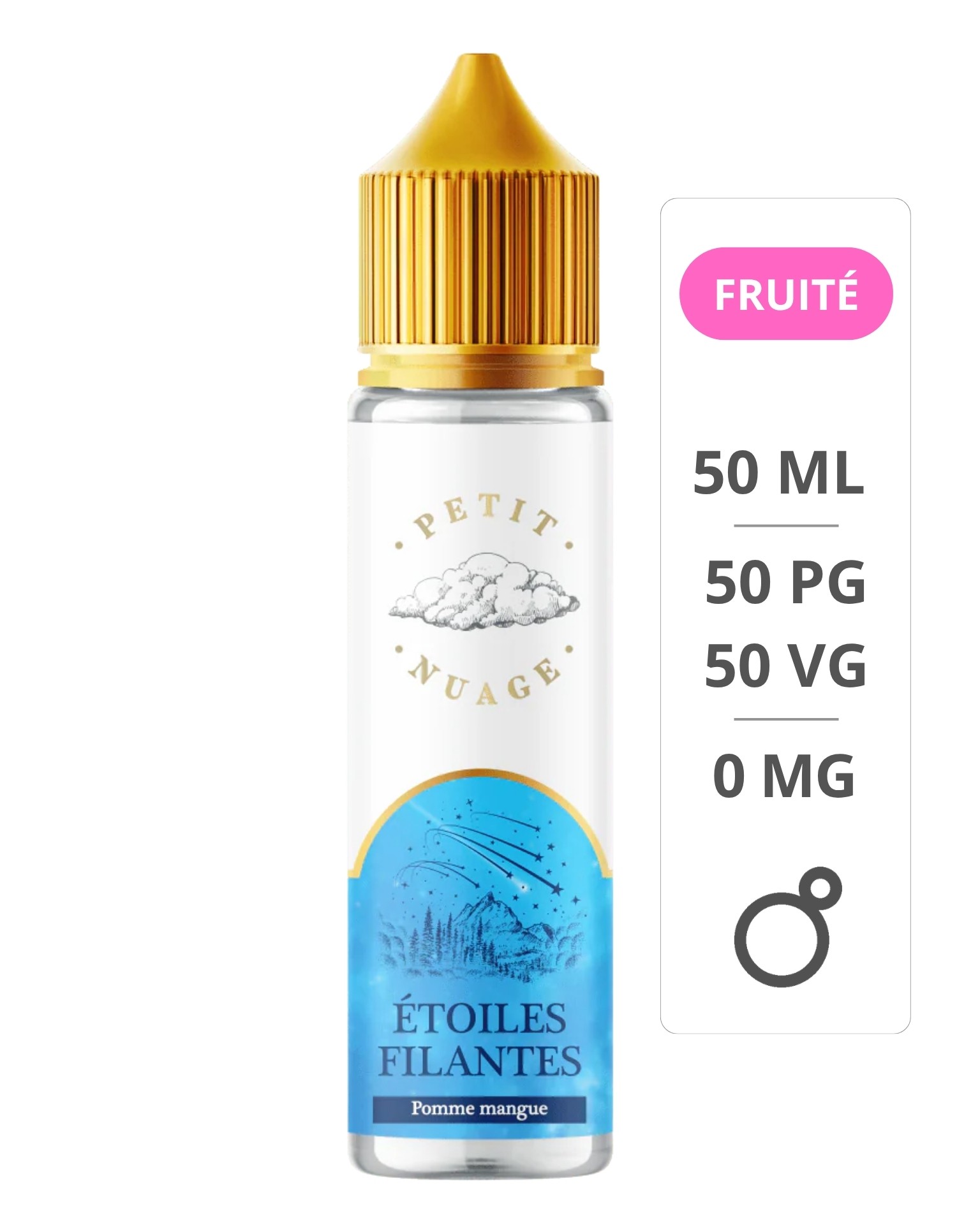 E-liquide Étoiles Filantes 50 ml - Petit Nuage Petit Nuage - 1