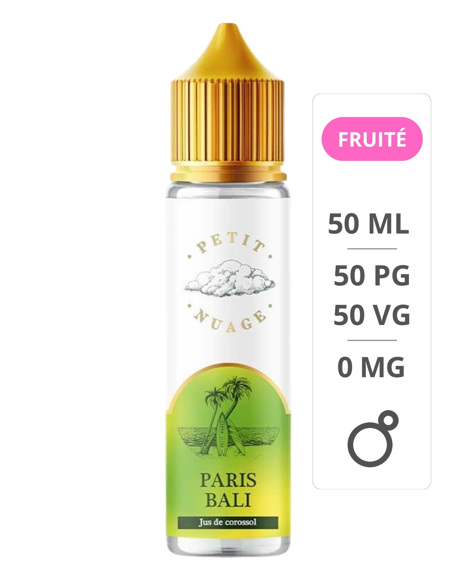 E-liquide Paris Bali 50 ml - Petit Nuage Petit Nuage - 1