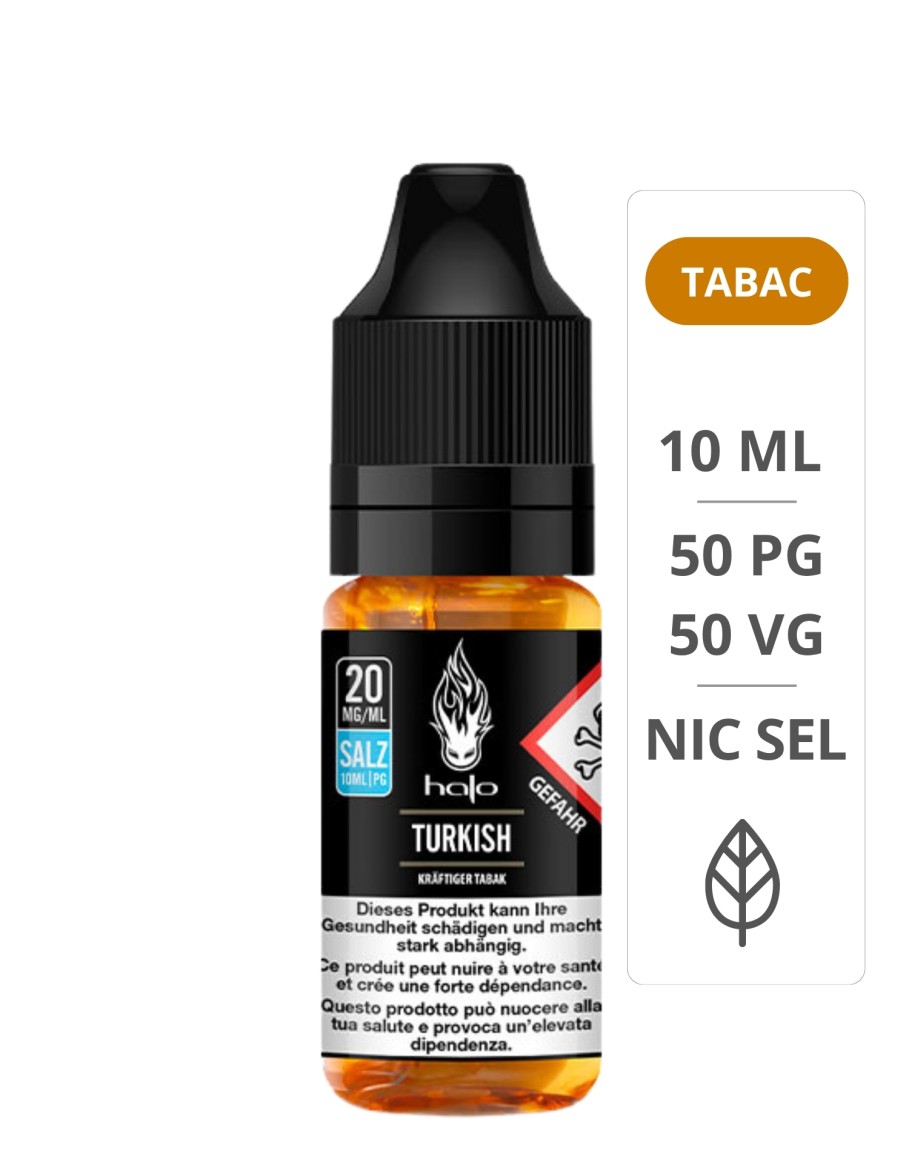 E-liquide Turkish Sels De Nicotine 10 ml - Halo Halo - 1