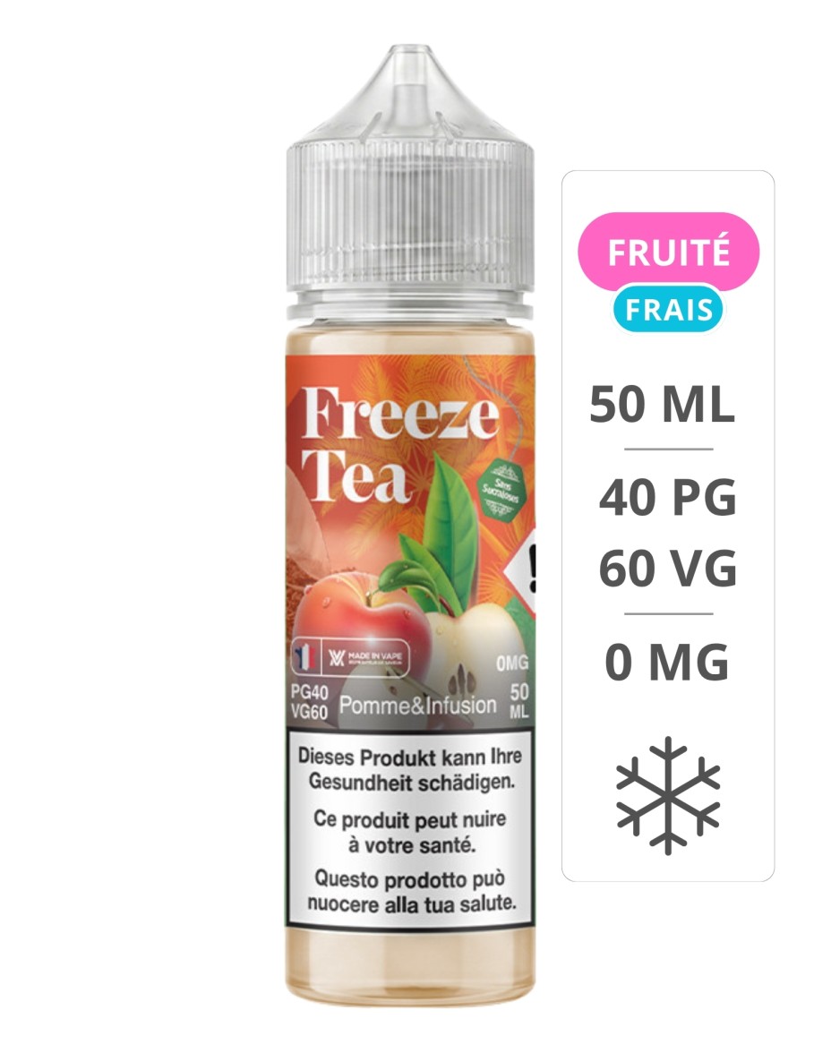 Pomme & Infusion 50 ml - Freeze Tea - Made In Vape Made In Vape - 1