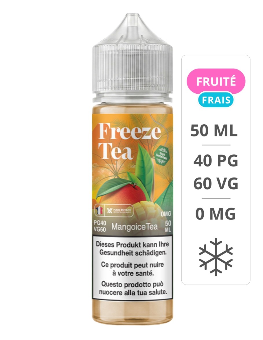 E-Liquide Mango Ice Tea 50 ml - Freeze Tea - Made In Vape Made In Vape - 1