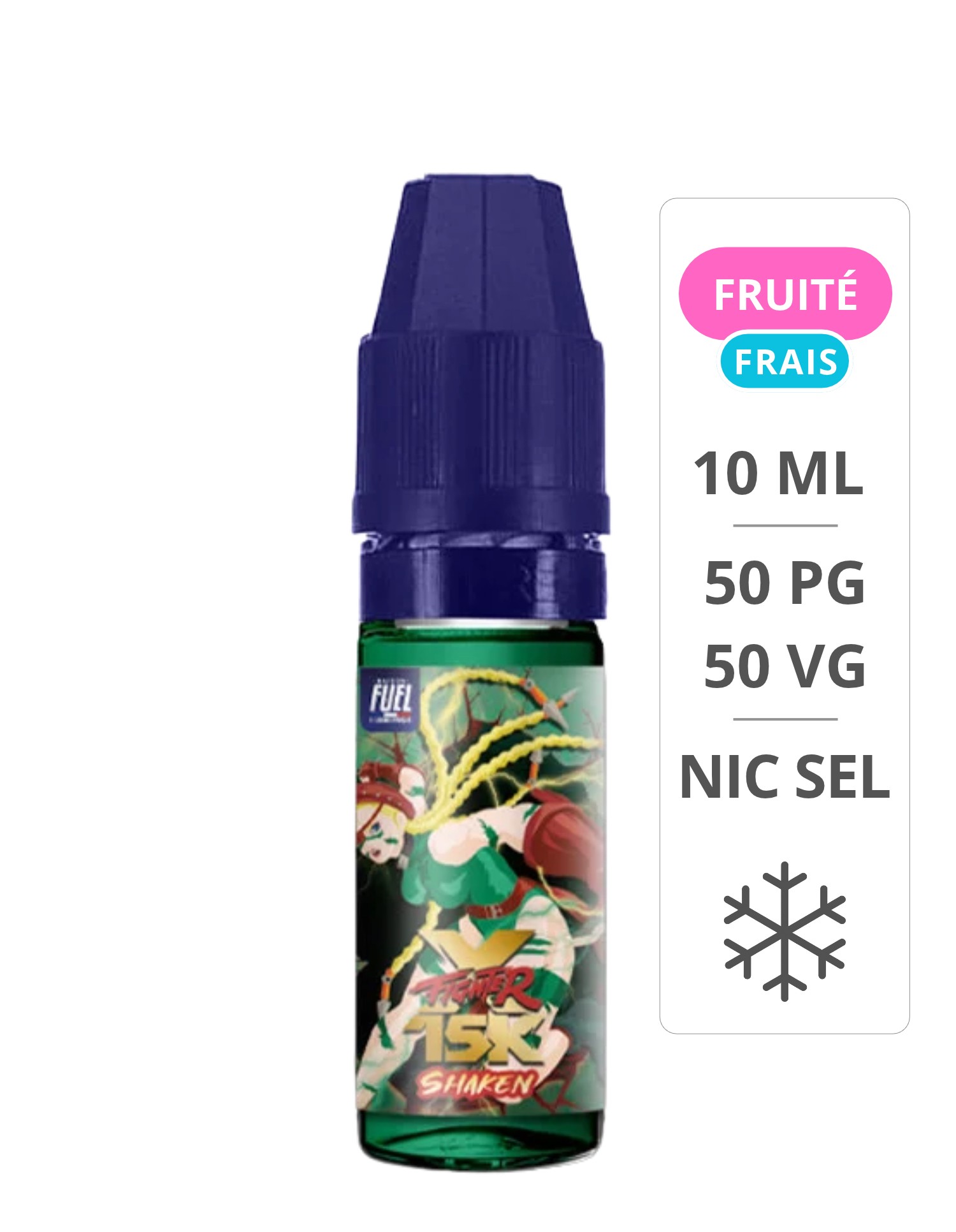 Shaken 15 K Sels De Nicotine 10ml -...
