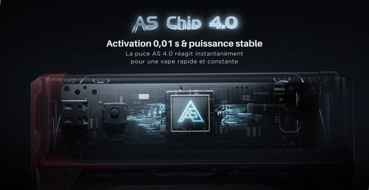 Chipset AS Chip 4.0 GeekVape Aegis Legend 5 - Démarrage 0,01 seconde