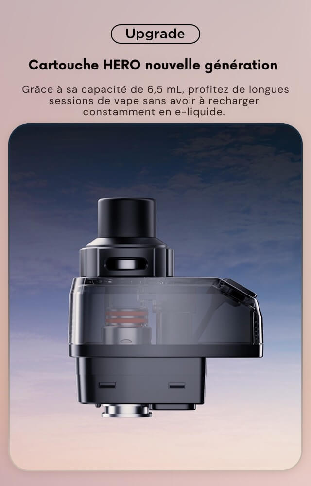Cartouche Hero nouvelle génération 6,5 ml — GeekVape Aegis Hero 5