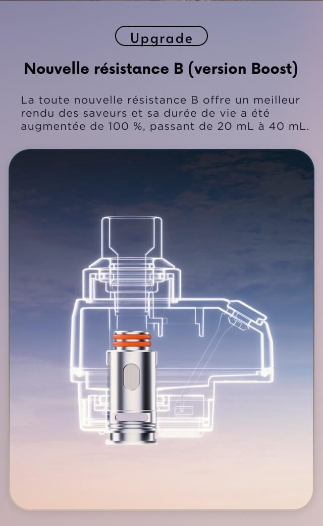 Nouvelle résistance B Boost Version — GeekVape Aegis Hero 5