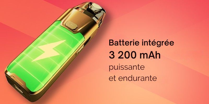 Batterie intégrée 3200 mAh Luxe XR Max 2