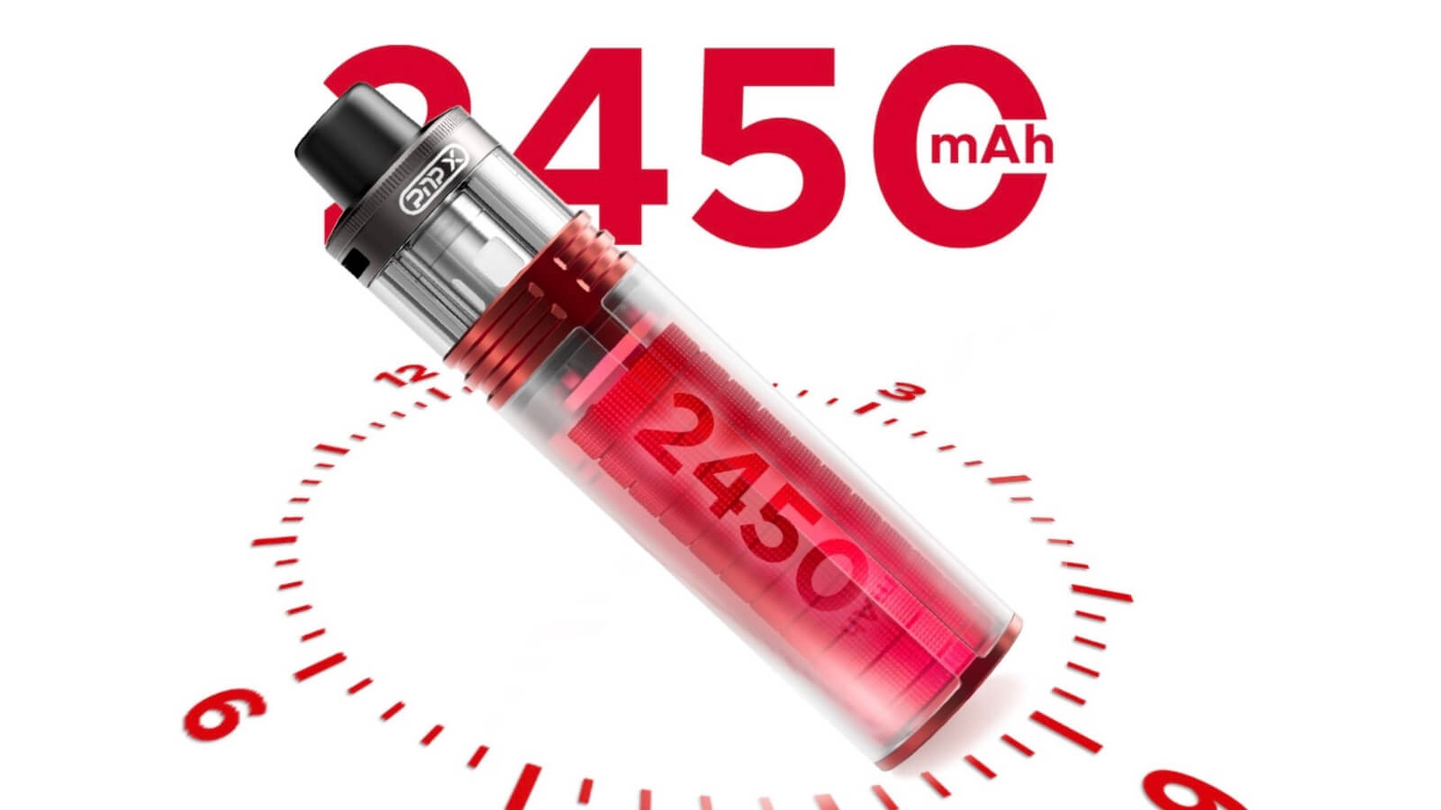 Autonomie VOOPOO Drag H40 Pro — batterie 2450 mAh, charge rapide USB-C
