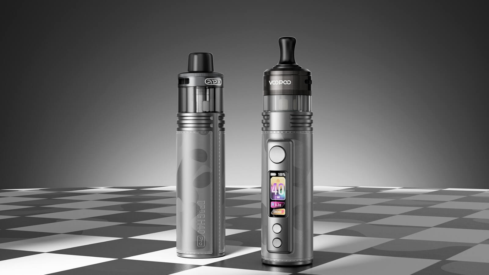 VOOPOO Drag H40 Pro coloris Gray Metal