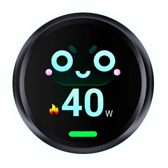 Thème Robot OXVA Nexlim — emoji animé, lumière respirante