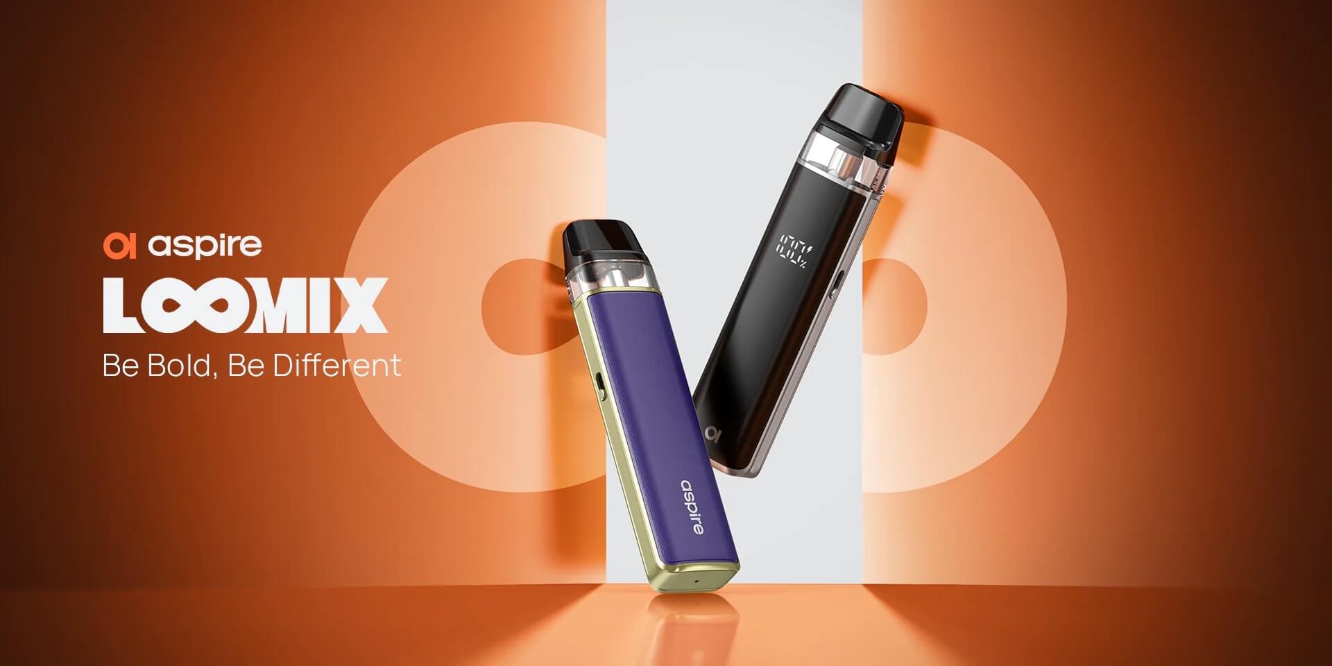 Kit Pod Loomix Aspire présentation - Pod compact 1500 mAh disponible en Suisse