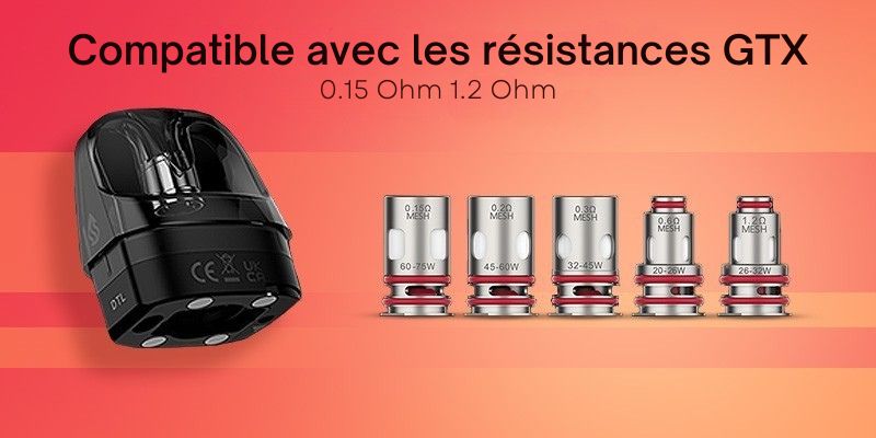 Résistances GTX compatibles Luxe XR Max 2