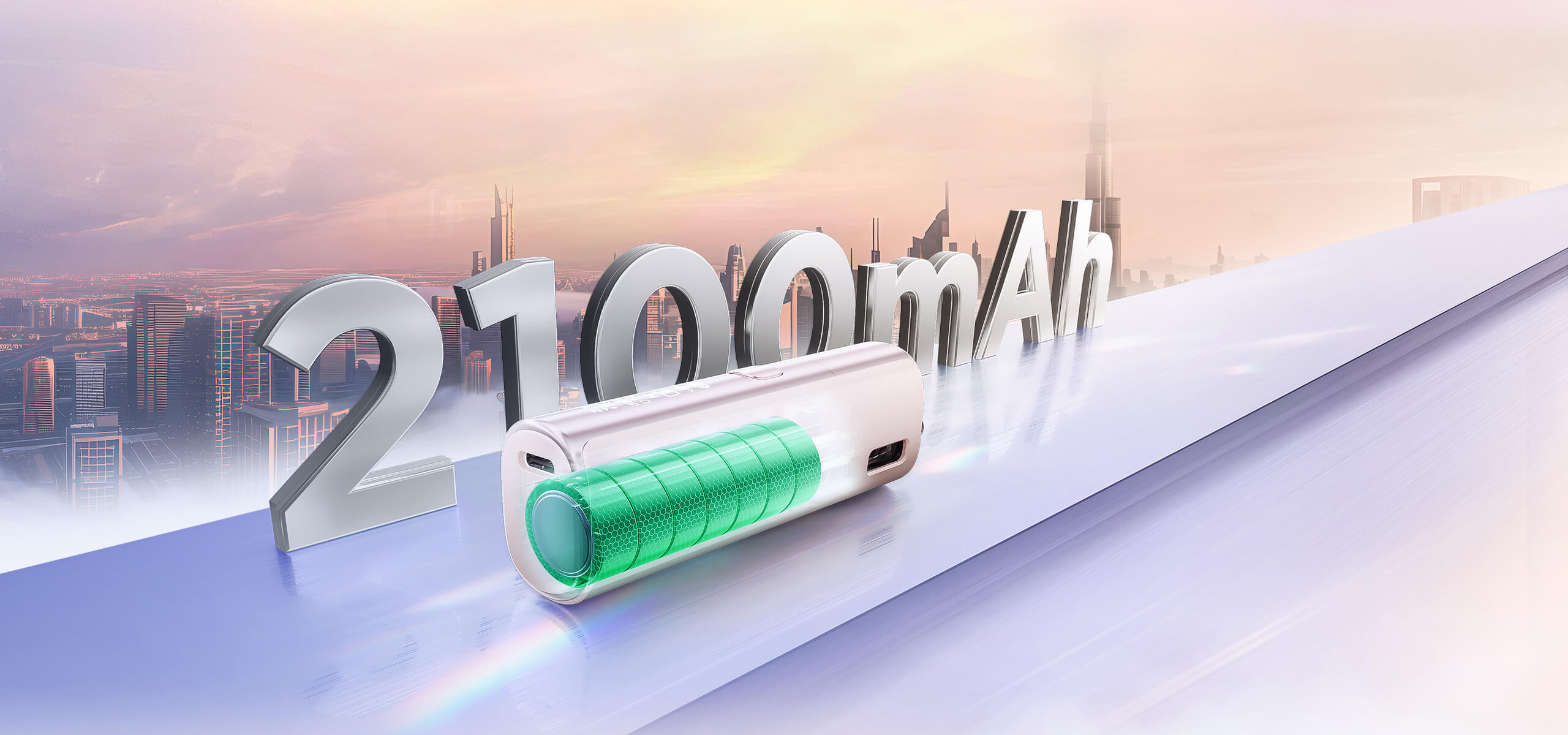 Batterie 2100 mAh du GeekVape Soul 2 — charge rapide USB-C