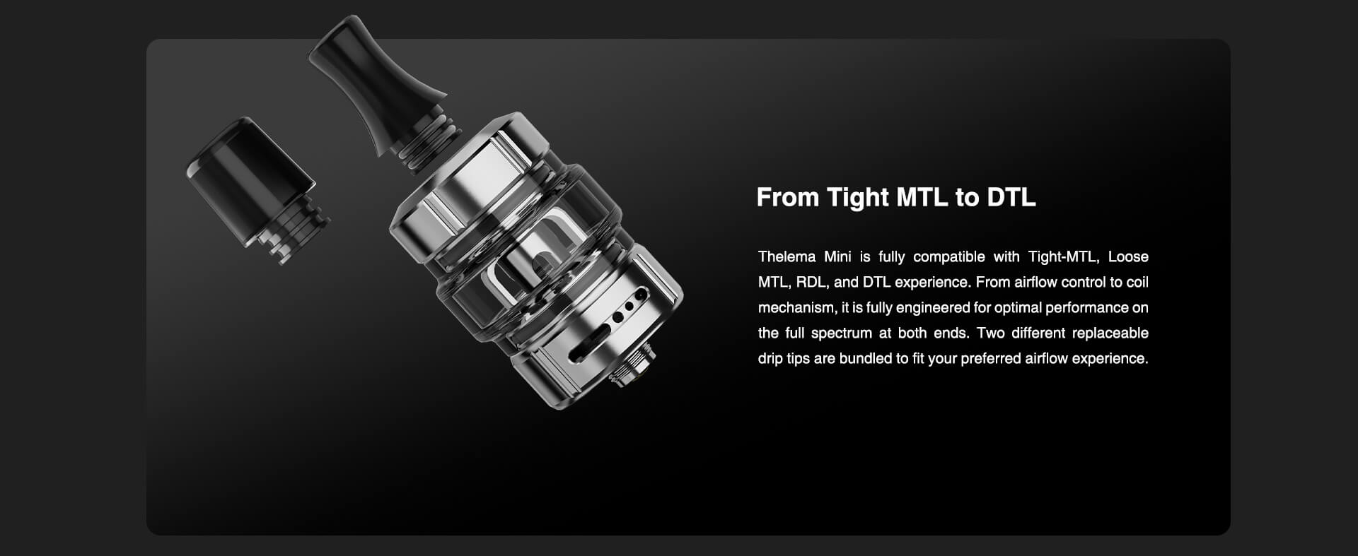 drip-tip Thelema lost vape