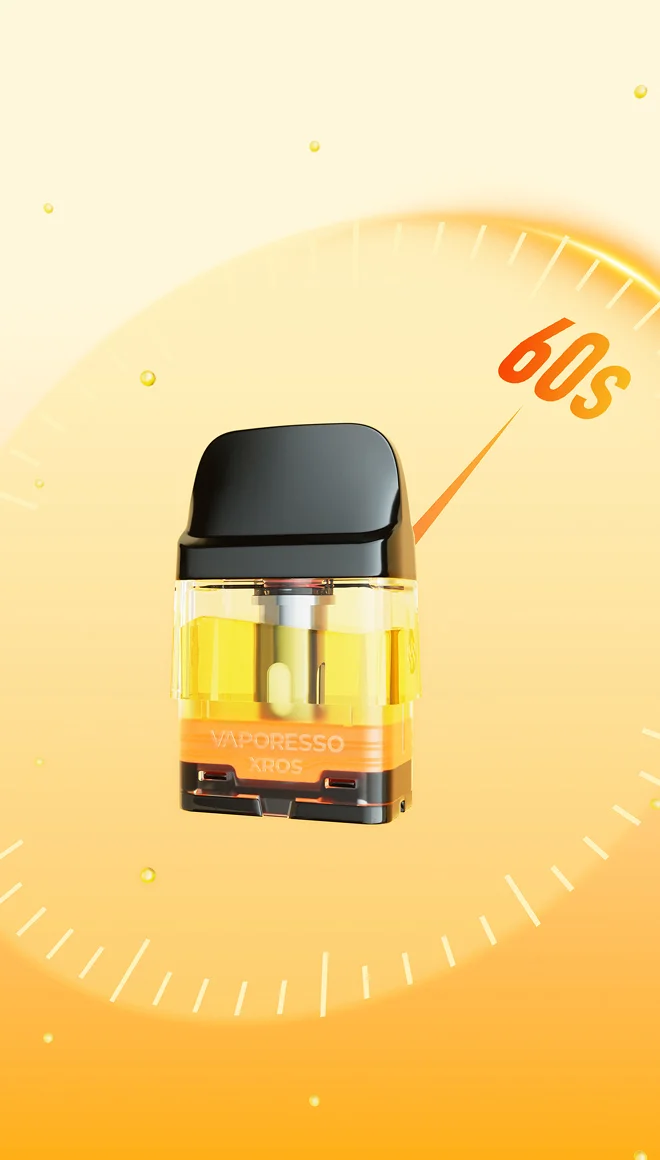 Remplissage du e-liquide par le haut sur le Xros 6 Vaporesso